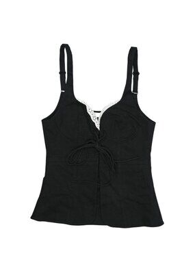 Kitteny Kaela Top in Black